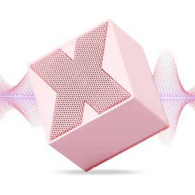 Mini Speaker With Powerful Sound Quality, Wireless Connection, Suitable For A Variety Of Scenarios. There Are A Variety Of Types For You To Choos (Color: Pink)