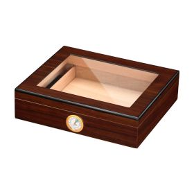 GALINER Humidor Cigar Box Luxury Case Cedar Wood With Portable Hygrometer Digital Humidifier Outdoor Cigar Case Travel (Color: Style 2)