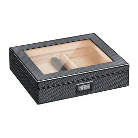 GALINER Classic Cigar Humidor Box Cedar Wood Case W/ Magnets Hygrometer Humidifier For Cigars Travel Humidor (Color: HC-113T)