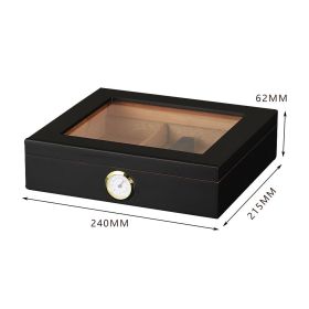 GALINER Cigar Portable Humidors Puro Cedar Wood Case Smoking Accessories Humidifier Cigar Hygrometer For Charuto Box Travel (Color: HC-113B)
